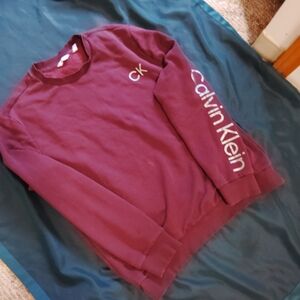 Calvin Klein Maroon Sweatshirt